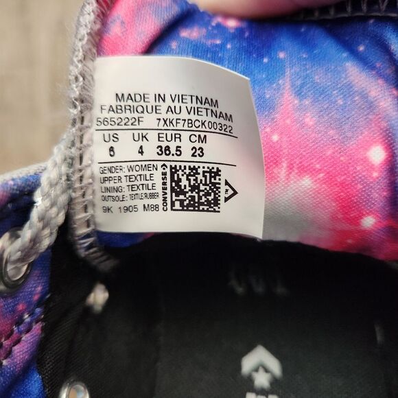 Converse All Star Womens Gray Sneakers Size 6 - Picture 6 of 10